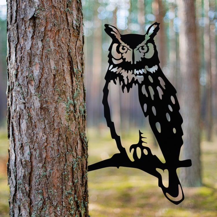 Primitives By Kathy Owl Metal Outdoor Art