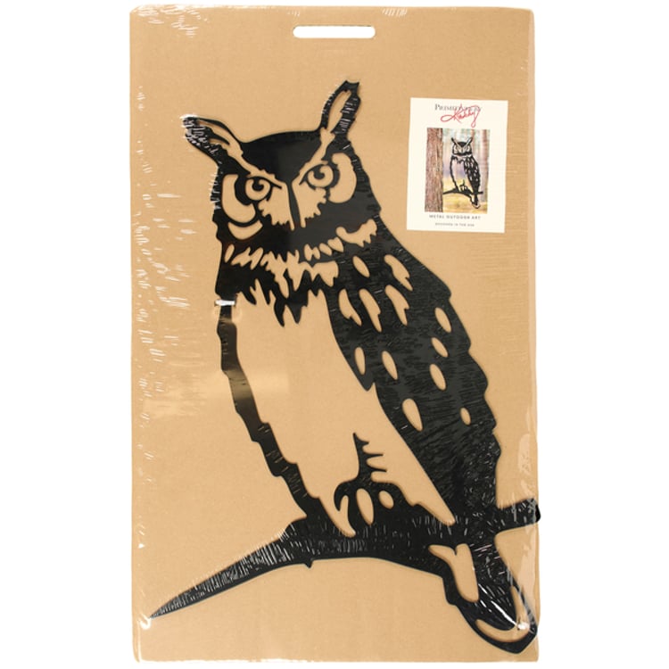 Primitives By Kathy Owl Metal Outdoor Art
