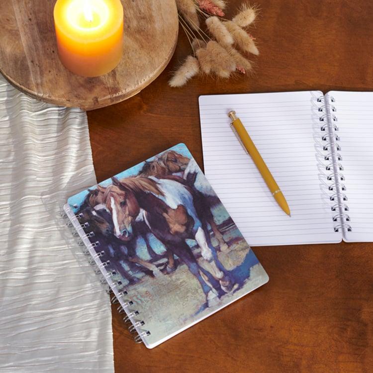Primitives By Kathy Painted Horse Spiral Notebook