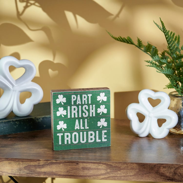 Primitives By Kathy Part Irish Block Sign