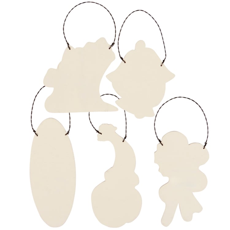 Primitives By Kathy Pastel Christmas Ornament Set