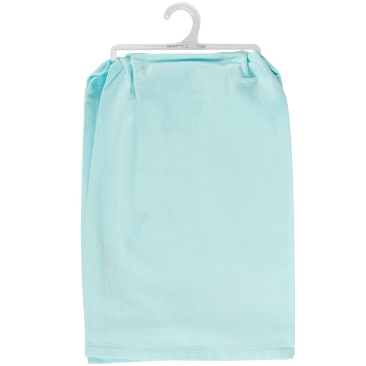 Primitives By Kathy Pastel Santa Kitchen Towel