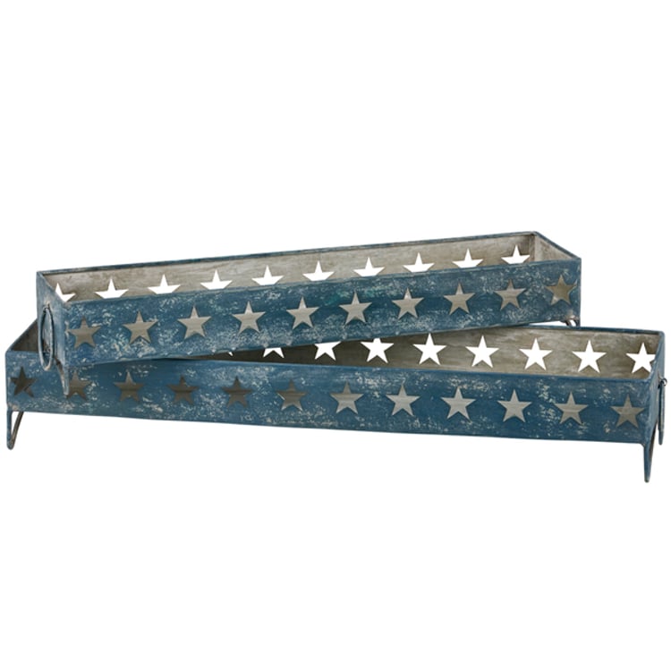 Primitives By Kathy Patriotic Tray Set