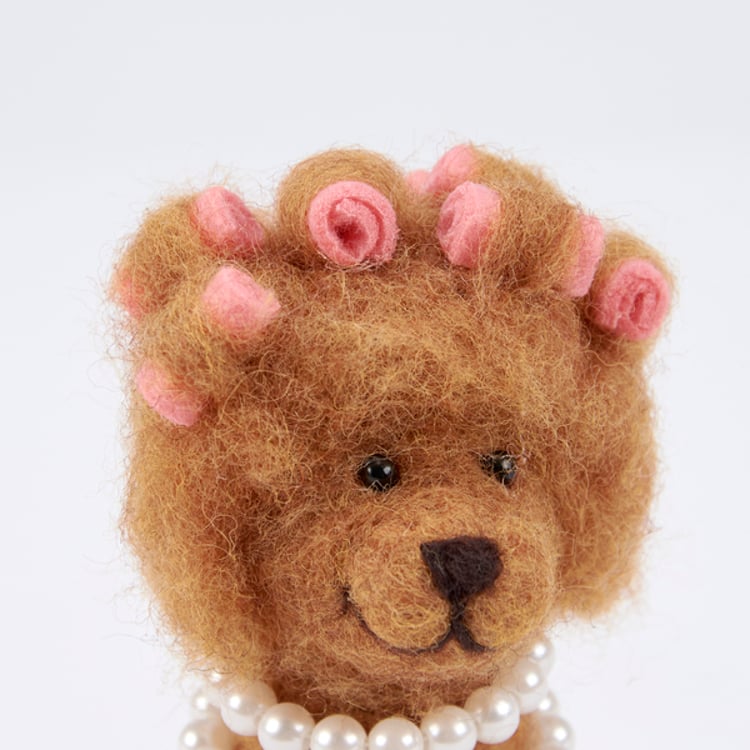 Primitives By Kathy Pearl Necklace Dog Critter