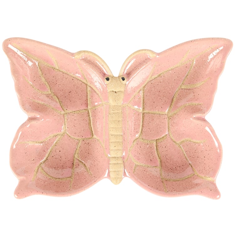 Primitives By Kathy Pink Butterfly Vanity Tray