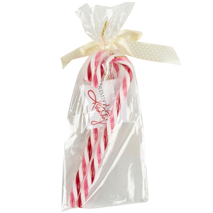 Primitives By Kathy Pink Candy Cane Ornament Set