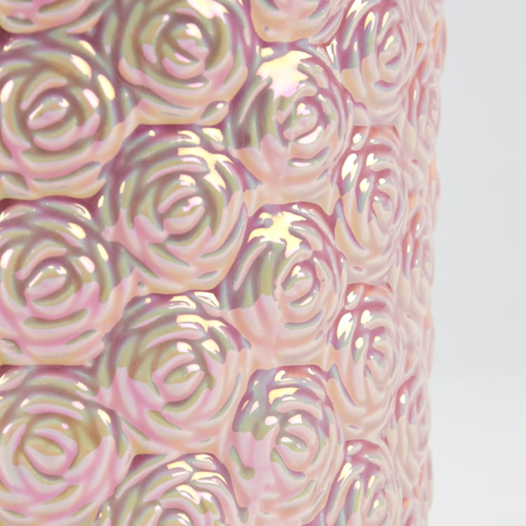 Primitives By Kathy Pink Roses Vase