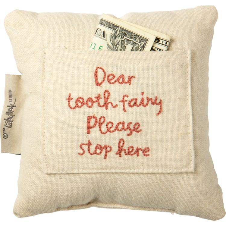 Primitives By Kathy Pink Tooth Fairy Pillow