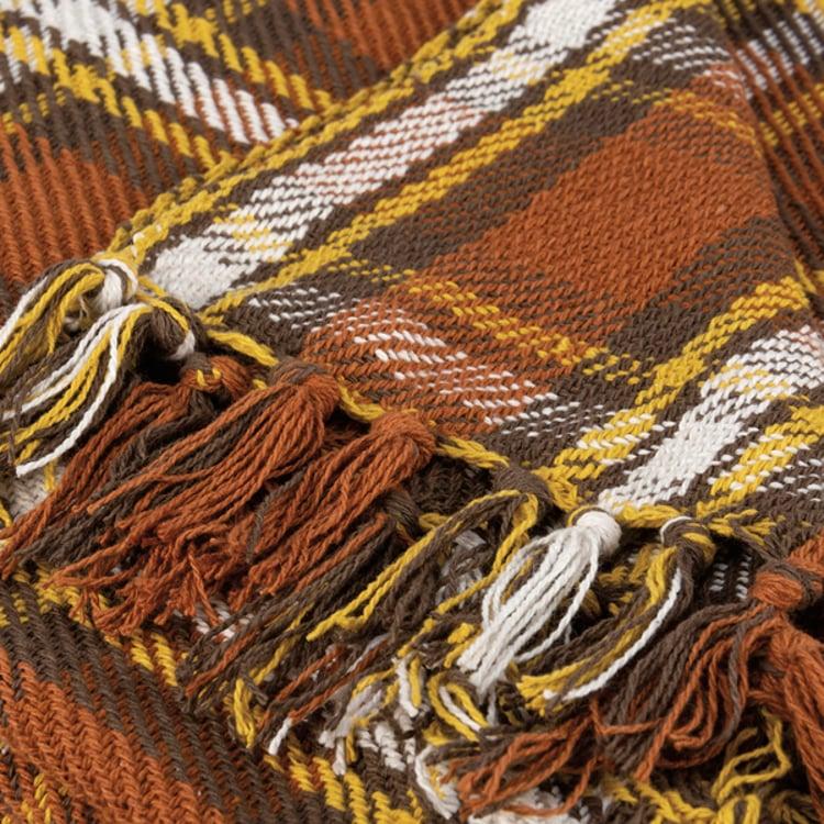 Primitives By Kathy Plaid Fall Throw Blanket