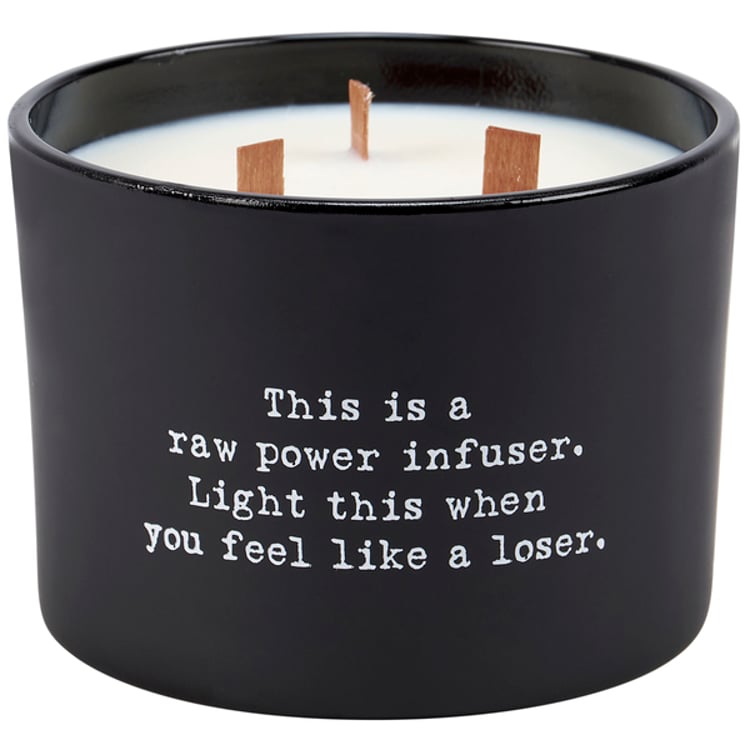 primitives by kathy Power Poetry Candle