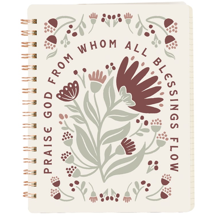 Primitives By Kathy Praise God Spiral Notebook