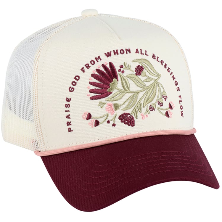 primitives by kathy Praise God Trucker Hat