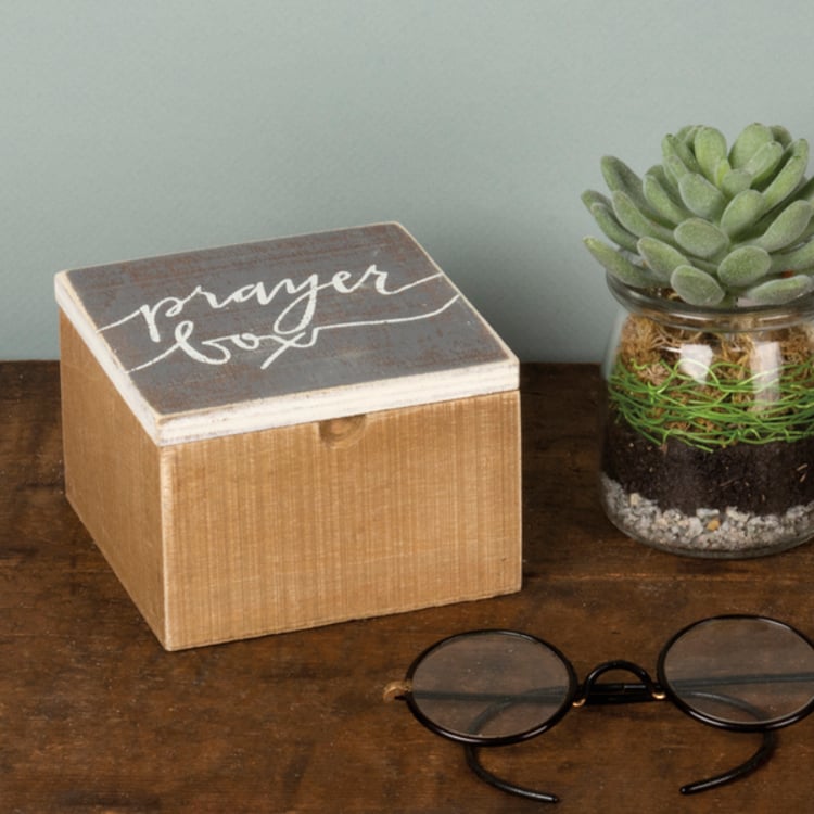 Primitives By Kathy Prayer Box Hinged Box