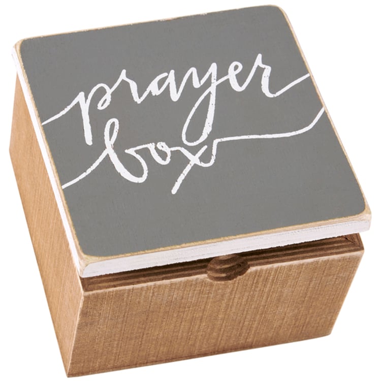 primitives by kathy Prayer Box Hinged Box