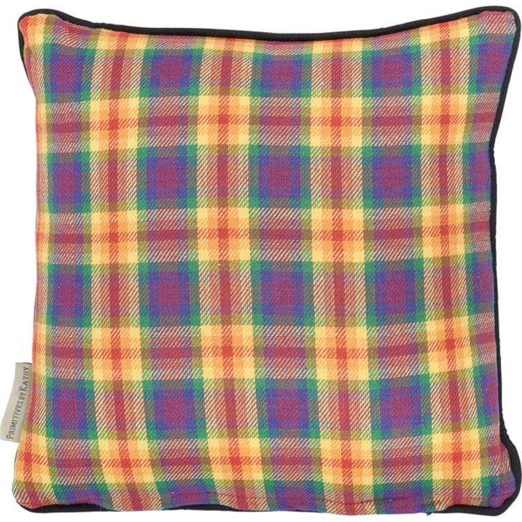 Primitives By Kathy Pride Plaid Pillow