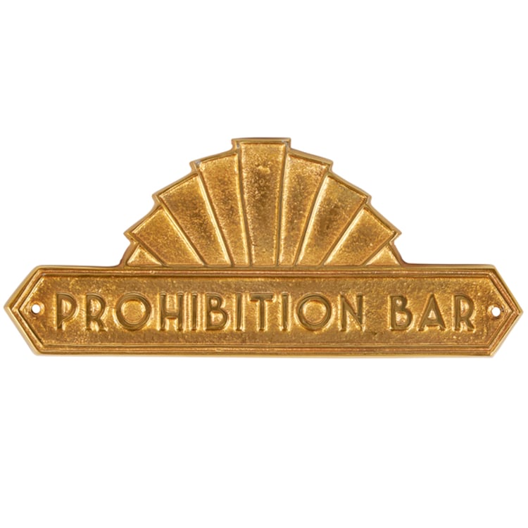 primitives by kathy Prohibition Bar Door Plaque