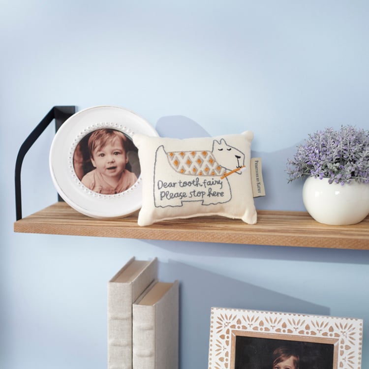 Primitives By Kathy Puppy Tooth Fairy Pillow