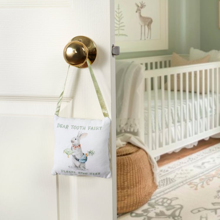 Primitives By Kathy Rabbit Tooth Fairy Pillow
