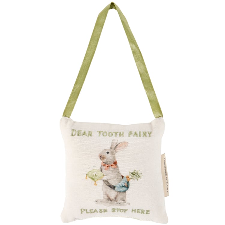 Primitives By Kathy Rabbit Tooth Fairy Pillow
