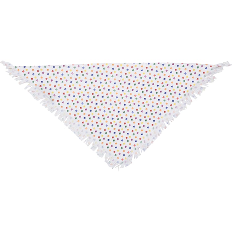 Primitives By Kathy Rainbow Plaid Pet Bandana Set