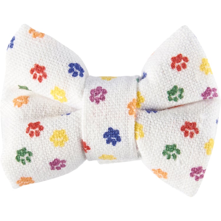 Primitives By Kathy Rainbow Plaid Pet Bow Tie Set