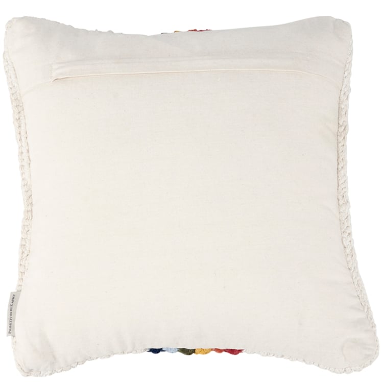 Primitives By Kathy Rainbow Stripe Pillow