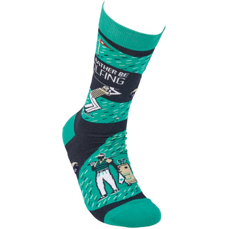 Primitives By Kathy Rather Be Golfing Socks