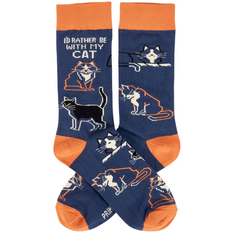 Primitives By Kathy Rather Be With My Cat Socks