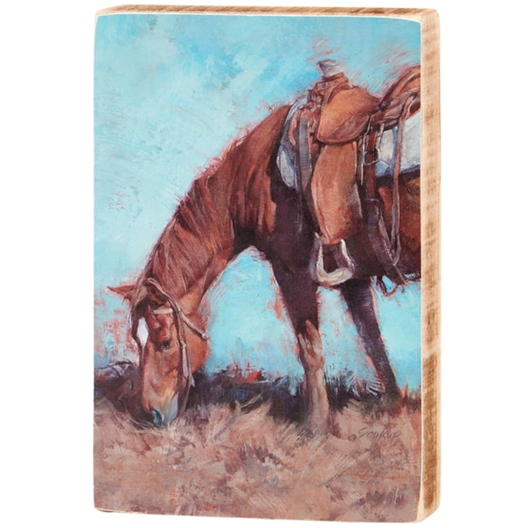 primitives by kathy Ready To Ride Block Sign