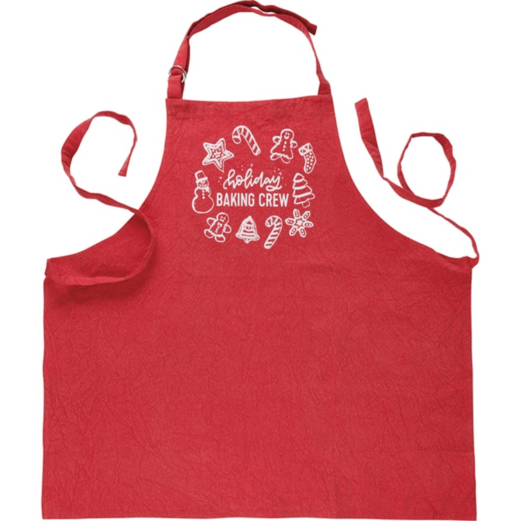 primitives by kathy Red Holiday Baking Crew Apron