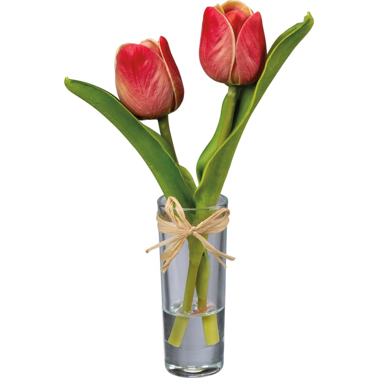 Primitives By Kathy Red Mini Tulip Vase