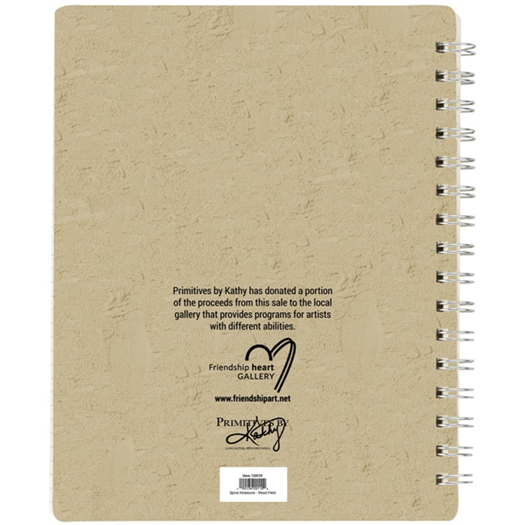 Primitives By Kathy Reed Field Spiral Notebook