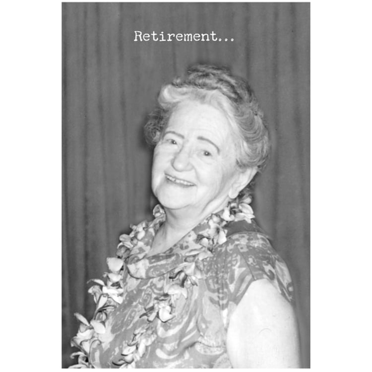 primitives by kathy Retirement Greeting Card