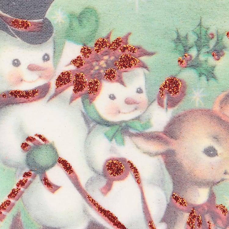 Primitives By Kathy Retro Snowmen Ornament Set