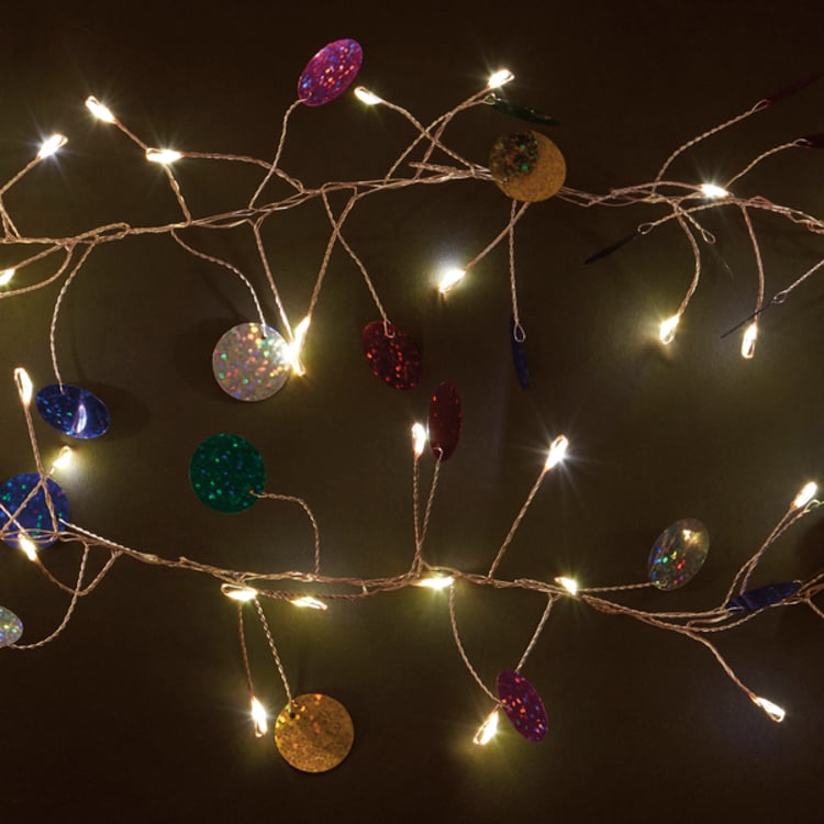 primitives by kathy Round Multi String Lights