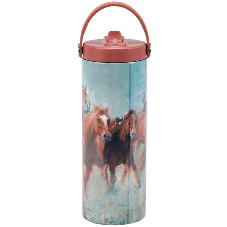 Primitives By Kathy Running Horses Sport Bottle