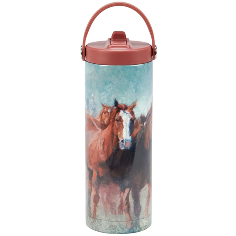 Primitives By Kathy Running Horses Sport Bottle