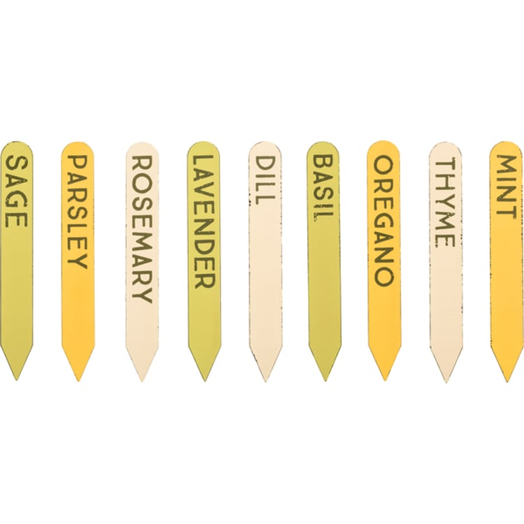 primitives by kathy Rustic Herb Markers