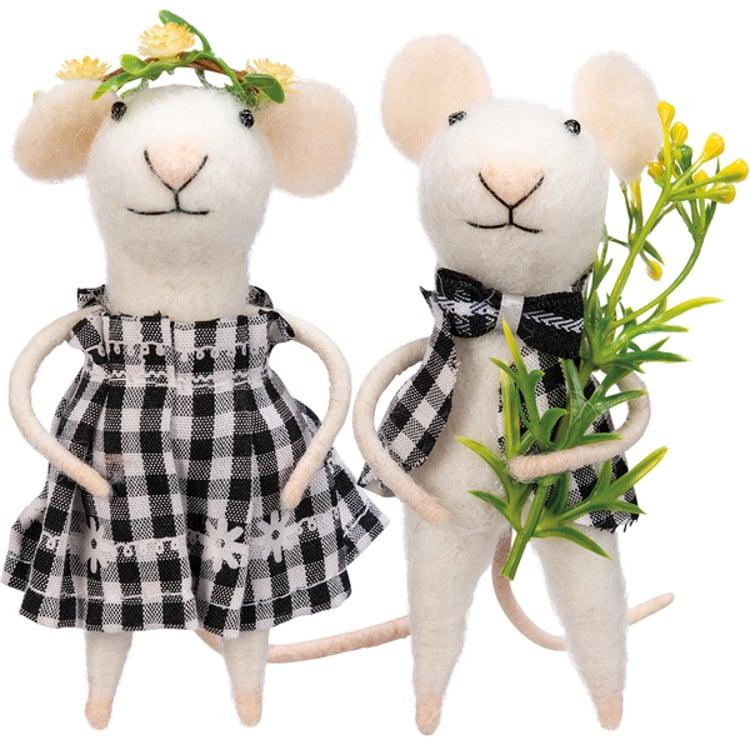 primitives by kathy Sam And Sue Mice Critter Set