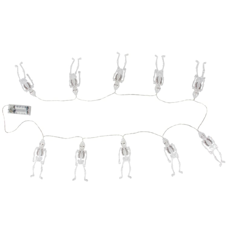 Primitives By Kathy Skeletons String Lights