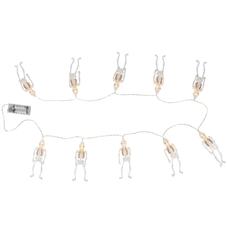Primitives By Kathy Skeletons String Lights