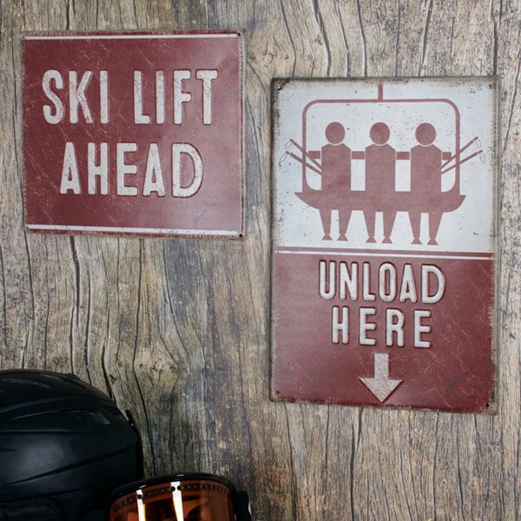 Primitives By Kathy Ski Lift Ahead Wall Decor