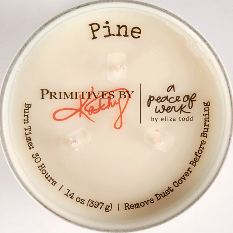 Primitives By Kathy Skiing Fun Candle