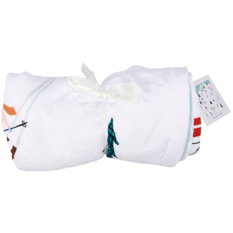 Primitives By Kathy Skiing Fun Throw