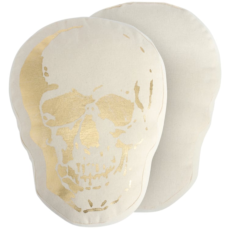 primitives by kathy Skull Shaped Pillow