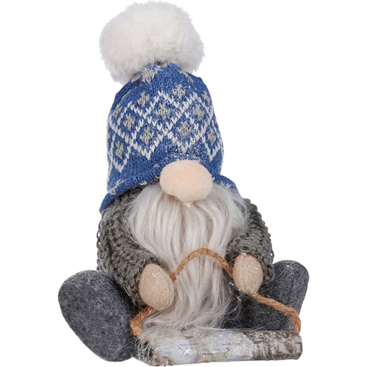 primitives by kathy Sledding Gnome Sitter