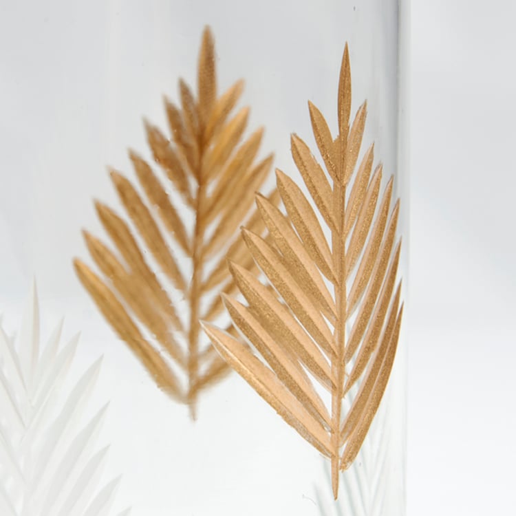 Primitives By Kathy Small Gold Leaf Drinking Glass