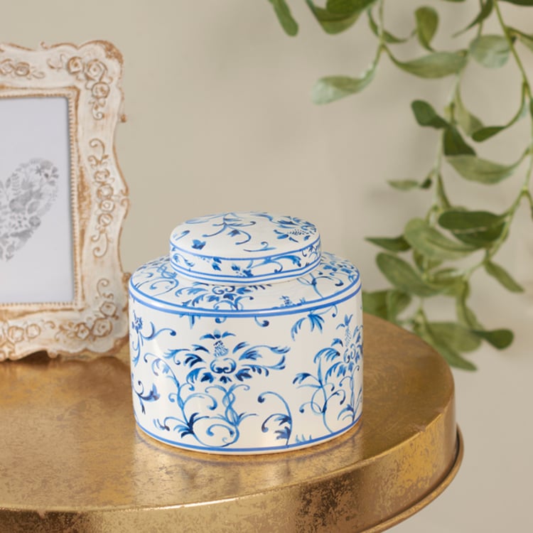 Primitives By Kathy Small Indigo Tea Jar