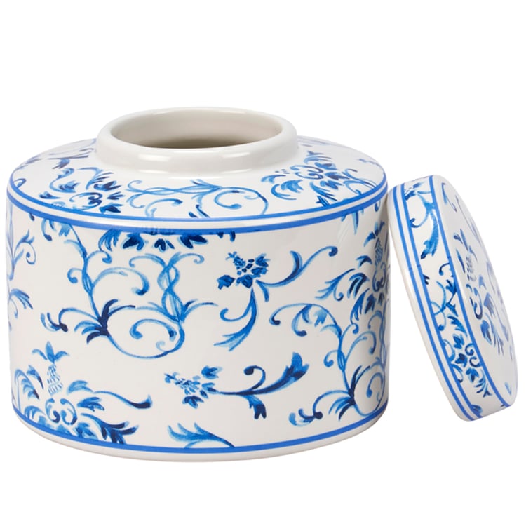 Primitives By Kathy Small Indigo Tea Jar