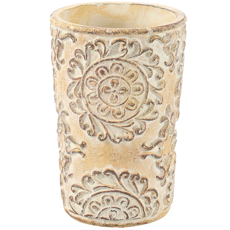 Primitives By Kathy Small Nouveau Floral Planter